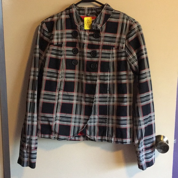 Volcom, Double Breasted, Plaid, Blazer - Picture 4 of 8